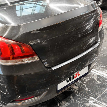Ladekantenschutz Stoßstange für Peugeot 508 I Stufenheck 2011-18 Edelstahl Chrom