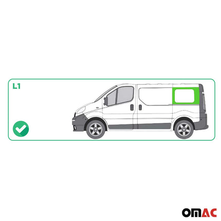 Seitenfenster Auto Fenster für Opel Vivaro A 2001-2014 Schiebetür Rechts L1