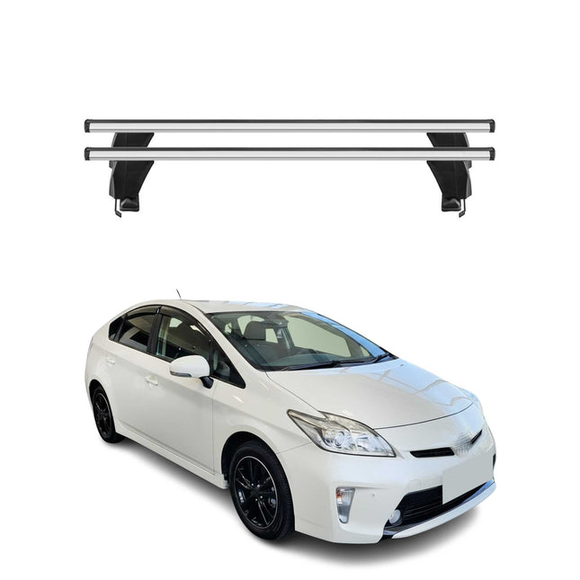 Menabo Dachträger Grundtäger für Toyota Prius 2009-2015 50kg Alu Silber 2 tlg