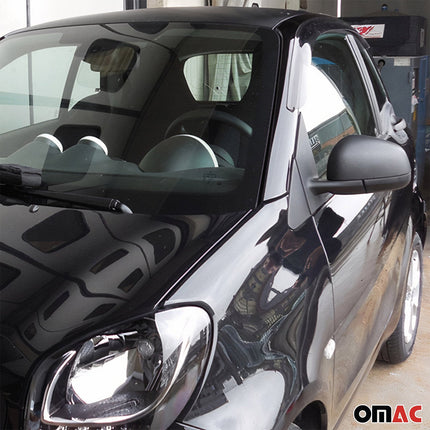 Windabweiser Regenabweiser für Smart ForTwo 453 Coupe 2014-2019 Dunkel Acryl 2x
