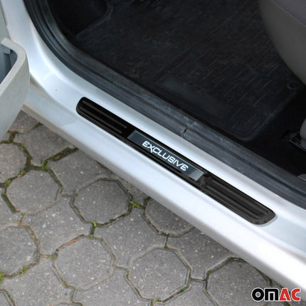 Einstiegsleisten Türschweller Exclusive für Citroen C3 2002-2010 Chrom Dunkel 4x