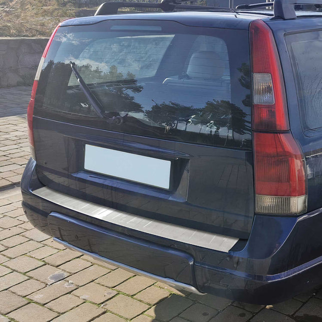 Ladekantenschutz Stoßstange für Volvo XC70 I 1998-2000 Edelstahl Chrom gebürstet