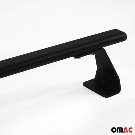 Dachträger Gepäckträger für Ford Transit Courier 2014-2023 Schwarz Stahl 2 tlg