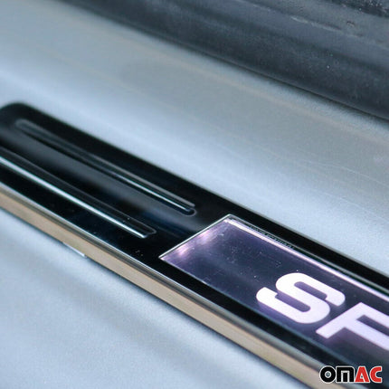 Einstiegsleisten Türschweller Sport für VW Golf Edelstahl Chrom 4tlg