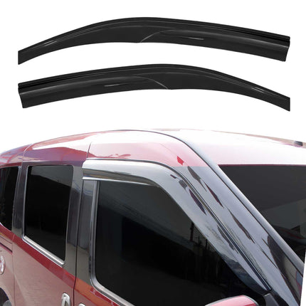 2x Windabweiser Regenabweiser für Peugeot Rifter 2018-2026 Acryl Dunkel