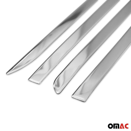 Seitentürleiste Türschutzleiste für Mercedes C Klasse W205 2014-2021 Chrom 2x