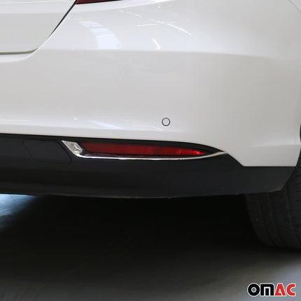 Reflektor Blenden Reflektorleiste für Fiat Tipo 2015-2026 Limo Edelstahl Chrom