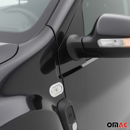 Blinkerrahmen Signalblende Blinker für Dacia Lodgy 2013-2024 Edelstahl Chrom 2x