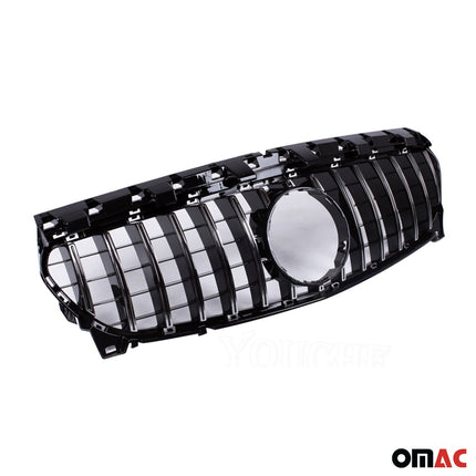 Kühlergrill Grill Frontgrill für Mercedes CLA Coupe C117 2013-2019 Silber