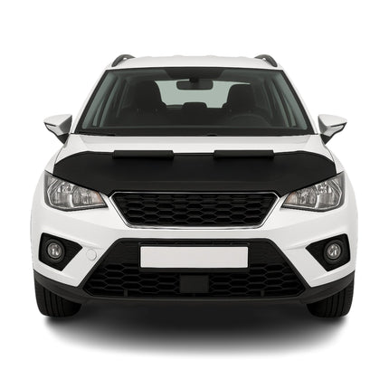 Haubenbra Steinschlagschutz Bonnet Bra für Seat Arona 2017-2026 Schwarz Halb