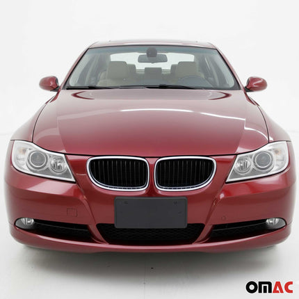 Frontlicht Rahmen Scheinwerfer Blende für BMW 3er E90 2005-2013 Chrom ABS 2x