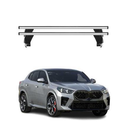 Menabo Dachträger Grundträger für BMW X2 U10 2023-2026 Alu Grau 2tlg