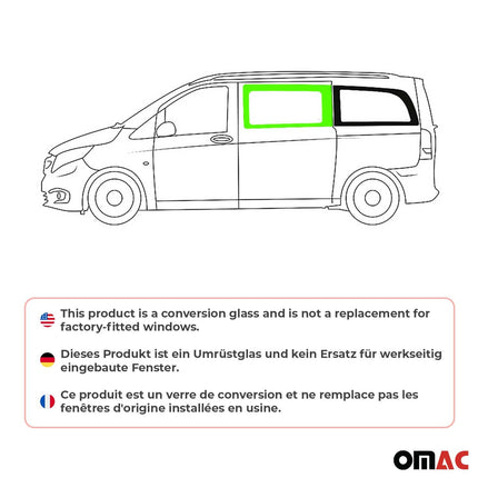 Seitenfenster Auto Fenster für Mercedes Vito W447 2014-2026 Links L2 L3