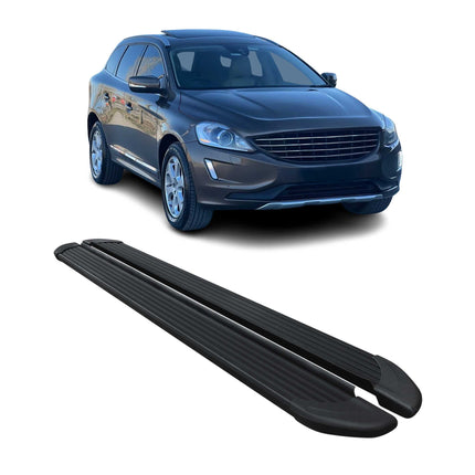 Seitenschweller Trittbretter Schweller für Volvo XC90 2002-2014 Alu Schwarz
