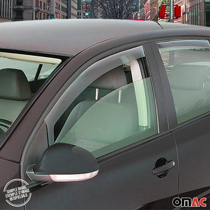Motorhaube Deflektor Windabweiser Regenabweiser Set für Audi Q7 4L 2006-15 5tlg