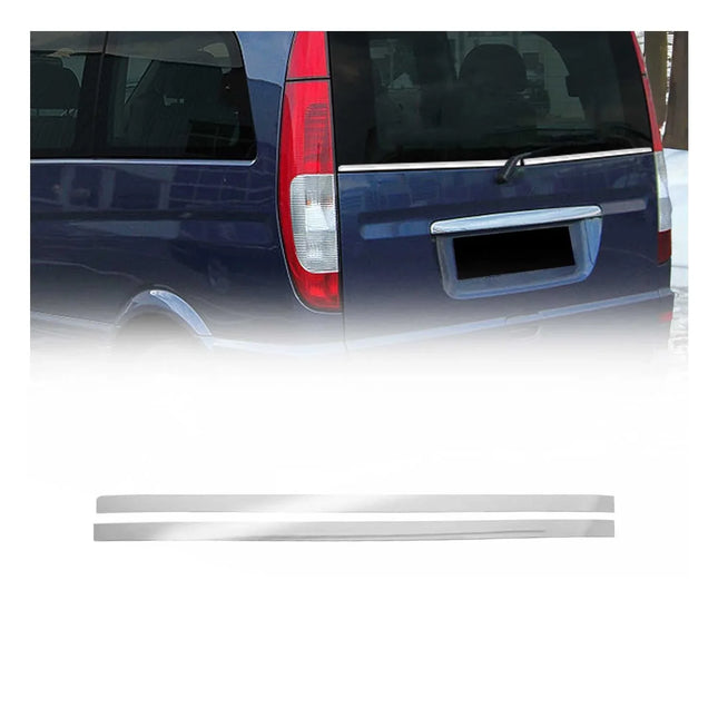 Fensterleisten Zierleisten für Mercedes Vito W639 2003-2014 Hinten Chrom 2x