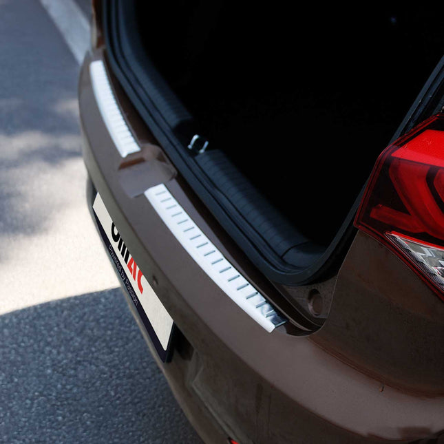 Ladekantenschutz für Hyundai i20 II Schrägheck 2014-18 Pre-FL Edelstahl Chrom