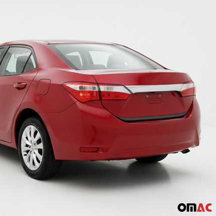Kofferraumleiste Heckklappe Leiste für Toyota Corolla 2013-2019 Edelstahl Dunkel