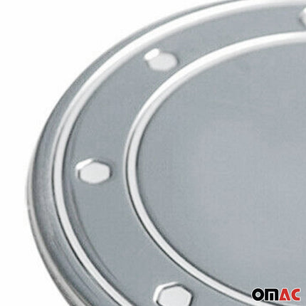 Tankdeckel Blenden Tankverschluss für VW Golf 1997-2003 Edelstahl Chrom Chrom