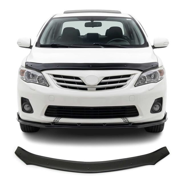 Motorhaube Deflektor Insektenschutz für Toyota Corolla 2007-2013 Dunkel
