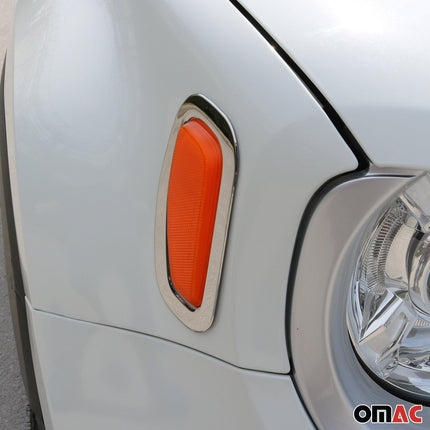 Blinkerrahmen Signalblende Seitenblinker für Jeep Renegade 2019-2024 Edelstahl