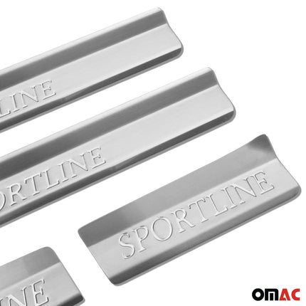 Einstiegsleisten Türschweller für BMW 3er E46 1998-2007 Edelstahl Chrom 4tlg