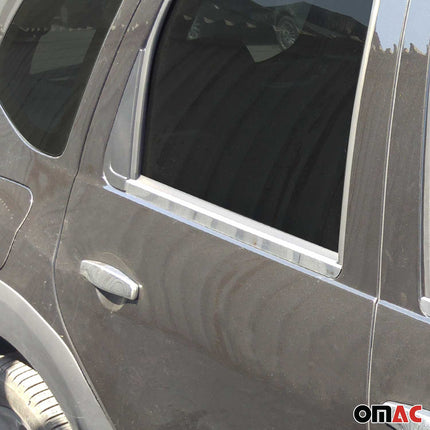 Fensterleisten Zierleisten für Dacia Duster 2010-2018 Edelstahl Chrom 4tlg