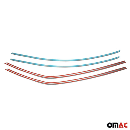 Fensterleisten Fensterrahmen für Toyota Corolla 2013-2019 Stufenheck Chrom 10x