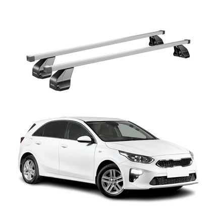 Menabo Dachträger Grundtäger für Kia Ceed 2019-2026 75kg Stahl Silber 2 tlg