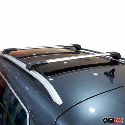 Dachträger Grundtäger für Land Rover Freelander I 1998-2006 75kg Silber Alu 2x