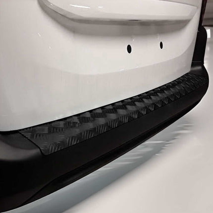Ladekantenschutz Stoßstange für Toyota Proace City 2019-2026 Aluminium Schwarz