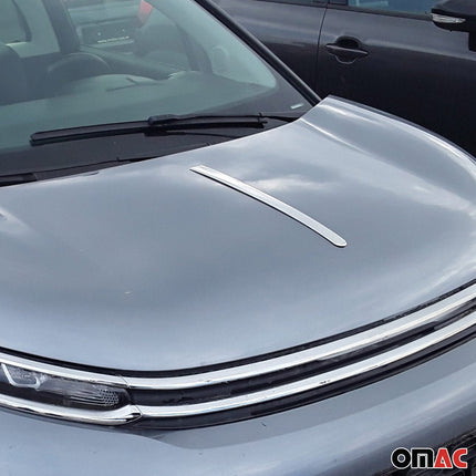 Motorhaube Chromleiste Frontleiste für Opel Astra 2015-2022 Edelstahl Chrom 1x