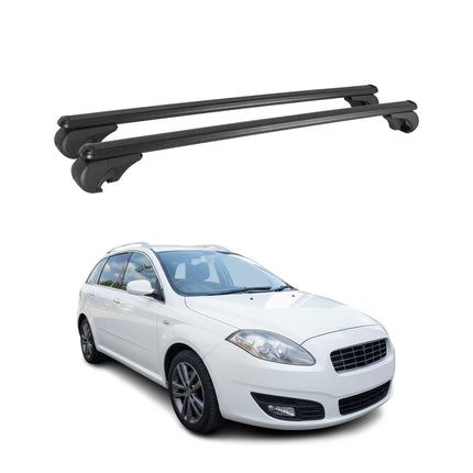 Dachträger für Fiat Croma Kombi 2005-2011 Gepäckträger Grundträger Alu Schwarz