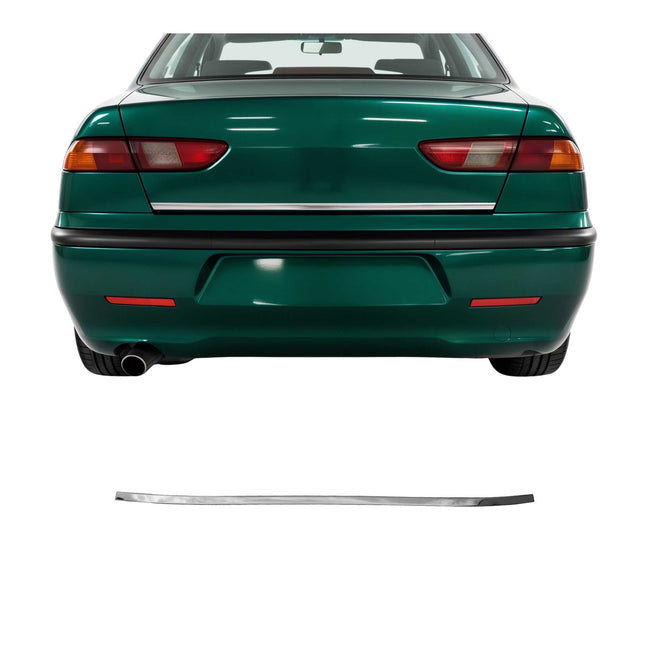Kofferraumleiste Heckleiste für Alfa Romeo 156 1997-2005 Untere Edelstahl Chrom