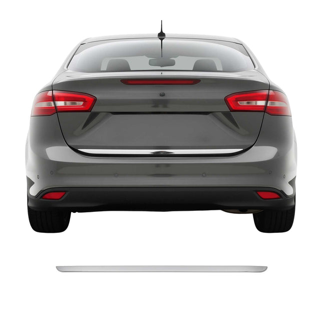 Kofferraumleiste Heckleiste für Ford Focus Schrägheck 2015-2018 Edelstahl Chrom
