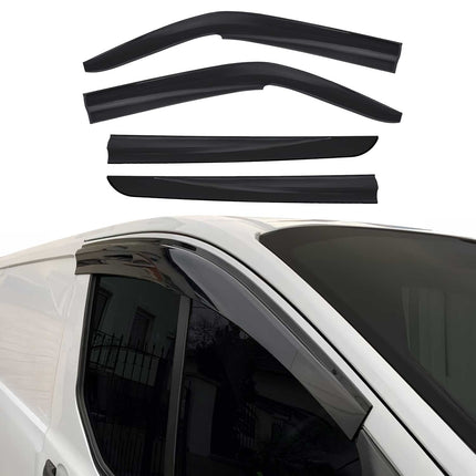 Windabweiser Regenabweiser für VW T5 T6 Transporter 2003-2024 Schwarz 4x