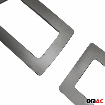 Blinkerrahmen Signalblende Seitenblinker für Opel Corsa 2014-2019 Chrom Dunkel