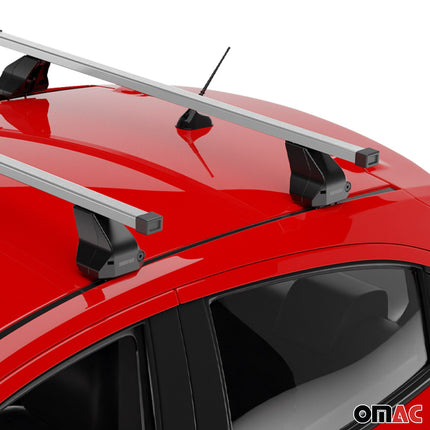 Menabo Dachträger Grundtäger für Mazda CX-5 2012-2016 75kg Stahl Silber 2 tlg