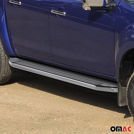 Trittbretter Seitenschweller für Isuzu D-Max 2015-2021 ABE Alu