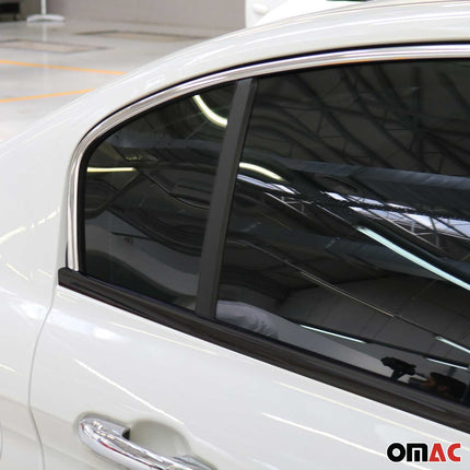 Fensterleisten Zierleisten für Fiat Tipo 2015-2026 Oberhalb Edelstahl Chrom 4x