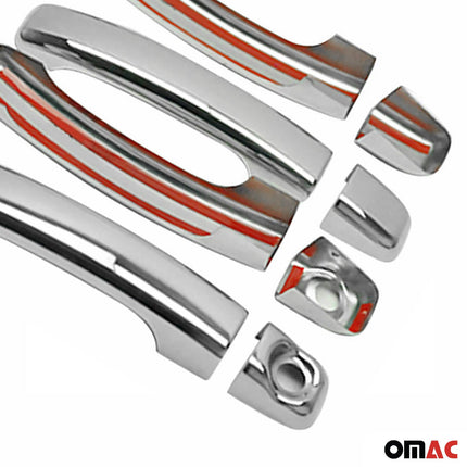Chrom Türgriff Blende für Opel Movano 2010-2024 4-Tür Edelstahl 8tlg