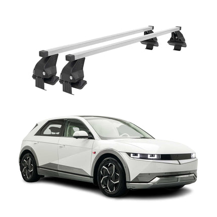 Menabo Dachträger Grundtäger für Hyundai Ioniq 5 2021-2026 50kg Stahl Silber 2x