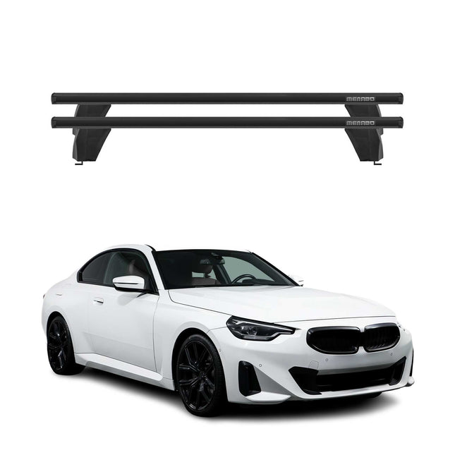 Menabo Dachträger Grundtäger für BMW 2er G42 G87 Coupe 2021-2026 75kg Schwarz 2x