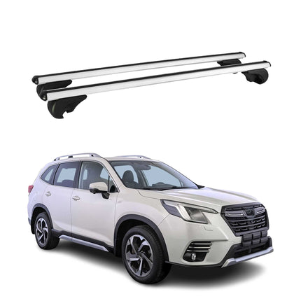 Dachträger Grundtäger für Subaru Forester V 2018-2025 75kg Alu Grau 2 tlg