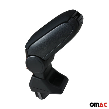 Mittelarmlehne Armlehne für Opel Corsa F 2019-2022 Pre-FL PU-Leder ABS Schwarz