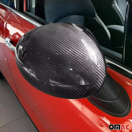 Spiegelkappen Spiegelabdeckung für Mini Cooper F56 2014-23 RHD Kohlefaser Carbon