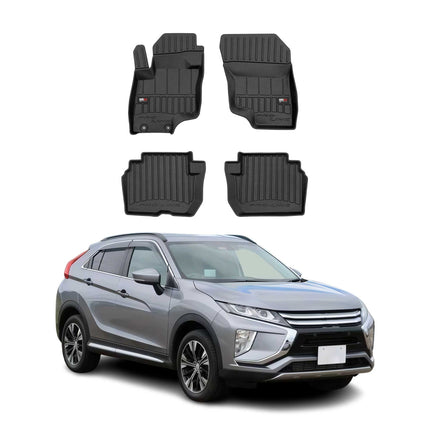 OMAC Gummi Fußmatten für Mitsubishi Eclipse Cross PHEV 2018-2026 Premium TPE 4x