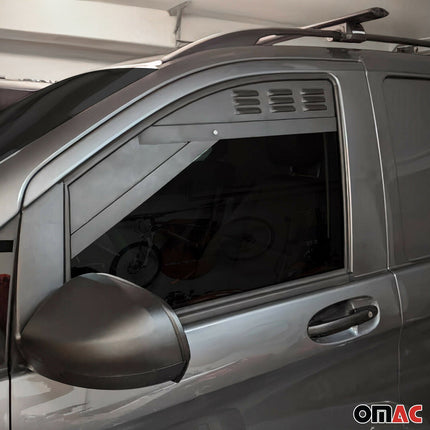 Lüftungsgitter Fahrerhaus für Mercedes Vito W447 2014-2026 Alu 2tlg Wohnmobil