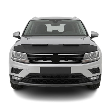 Haubenbra Steinschlagschutz Bonnet Bra für VW Tiguan 2016-2024 Schwarz Halb