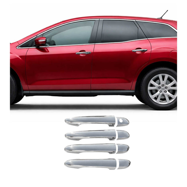 Chrom Türgriff Blende für Mazda 2 2007-2026 4-Tür Edelstahl 4tlg